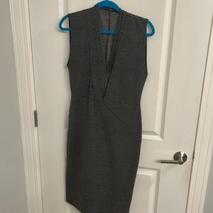 Zara polka dot pencil dress
